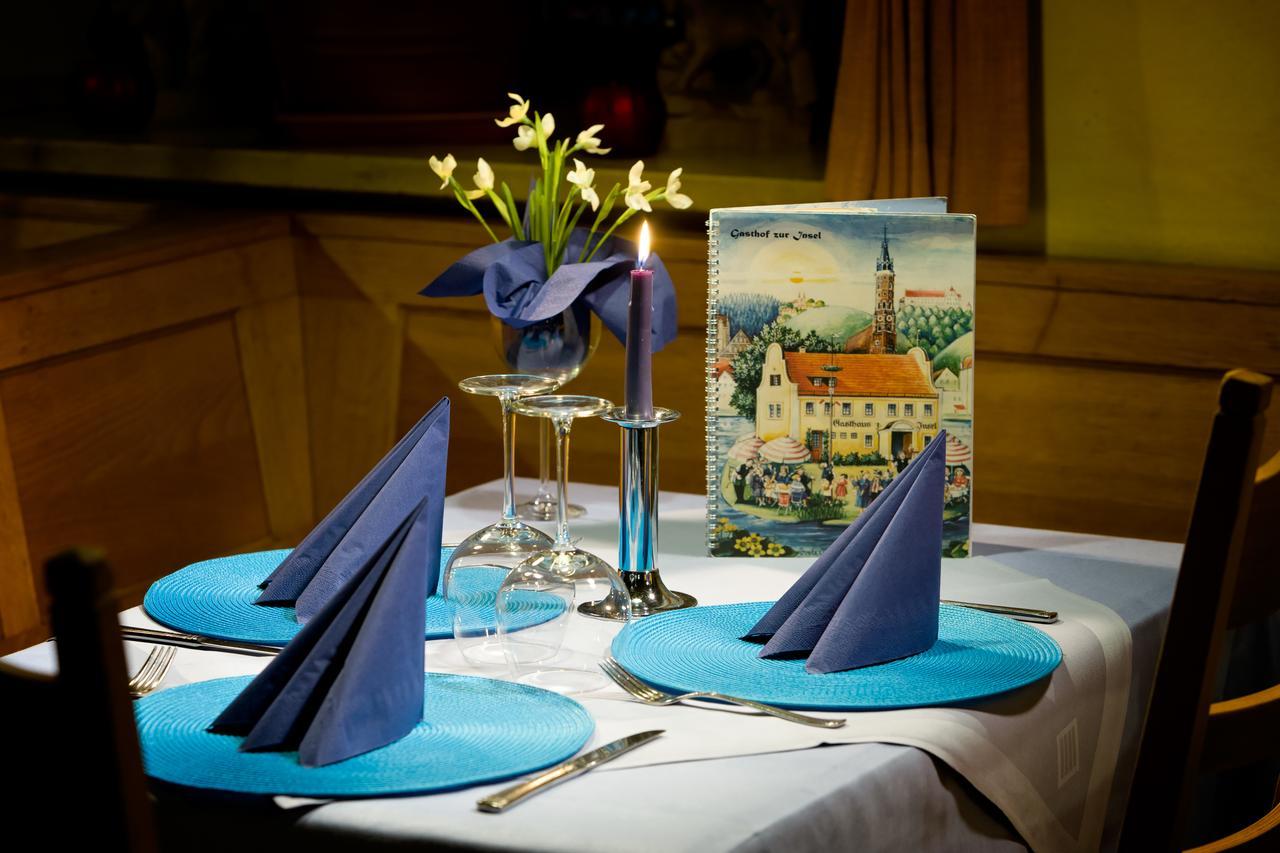Gasthof Hotel Zur Insel Landshut Buitenkant foto