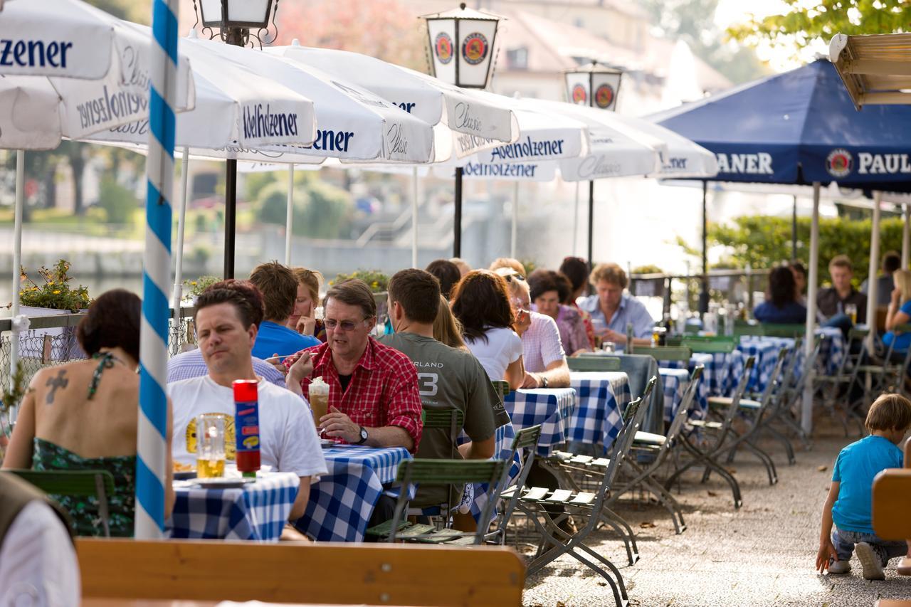 Gasthof Hotel Zur Insel Landshut Buitenkant foto